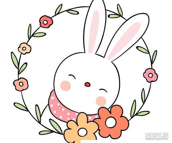 نقاشی کیوت و شاخ