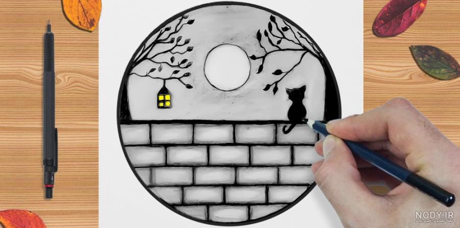 نقاشی کیوت و شاخ