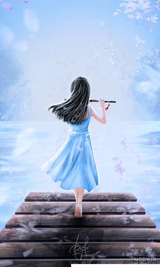 عکس آبی کیوت