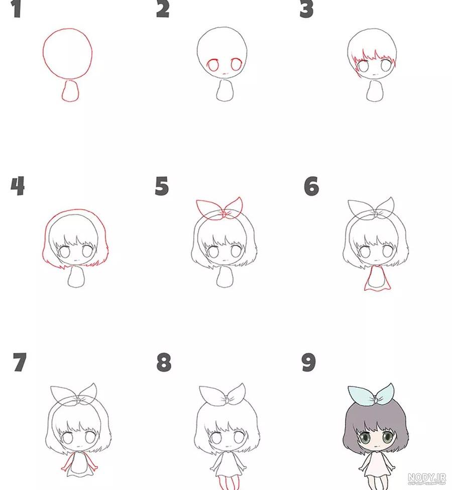 نقاشی کیوت و شاخ