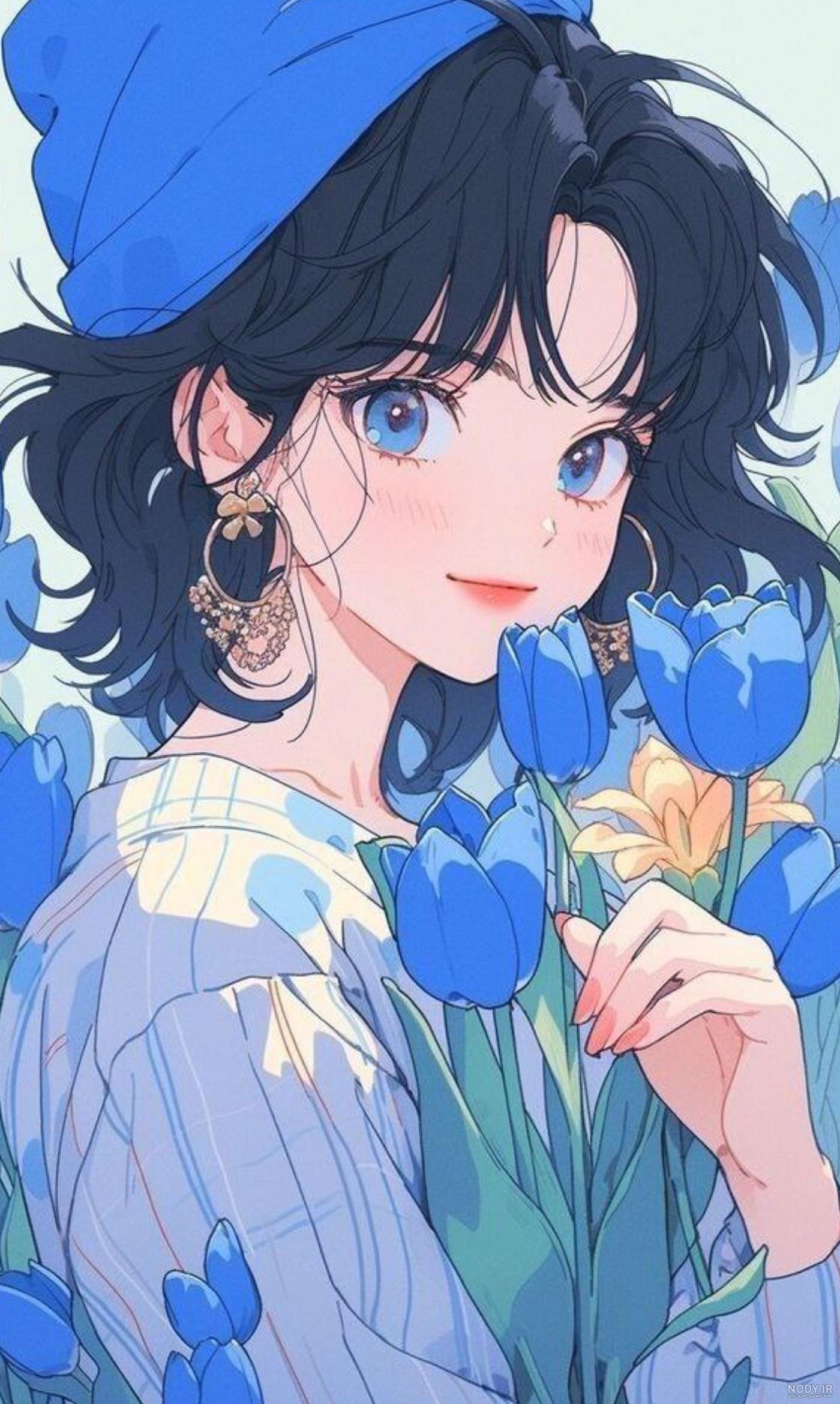 عکس خفن عکس کیوت آبی دخترانه