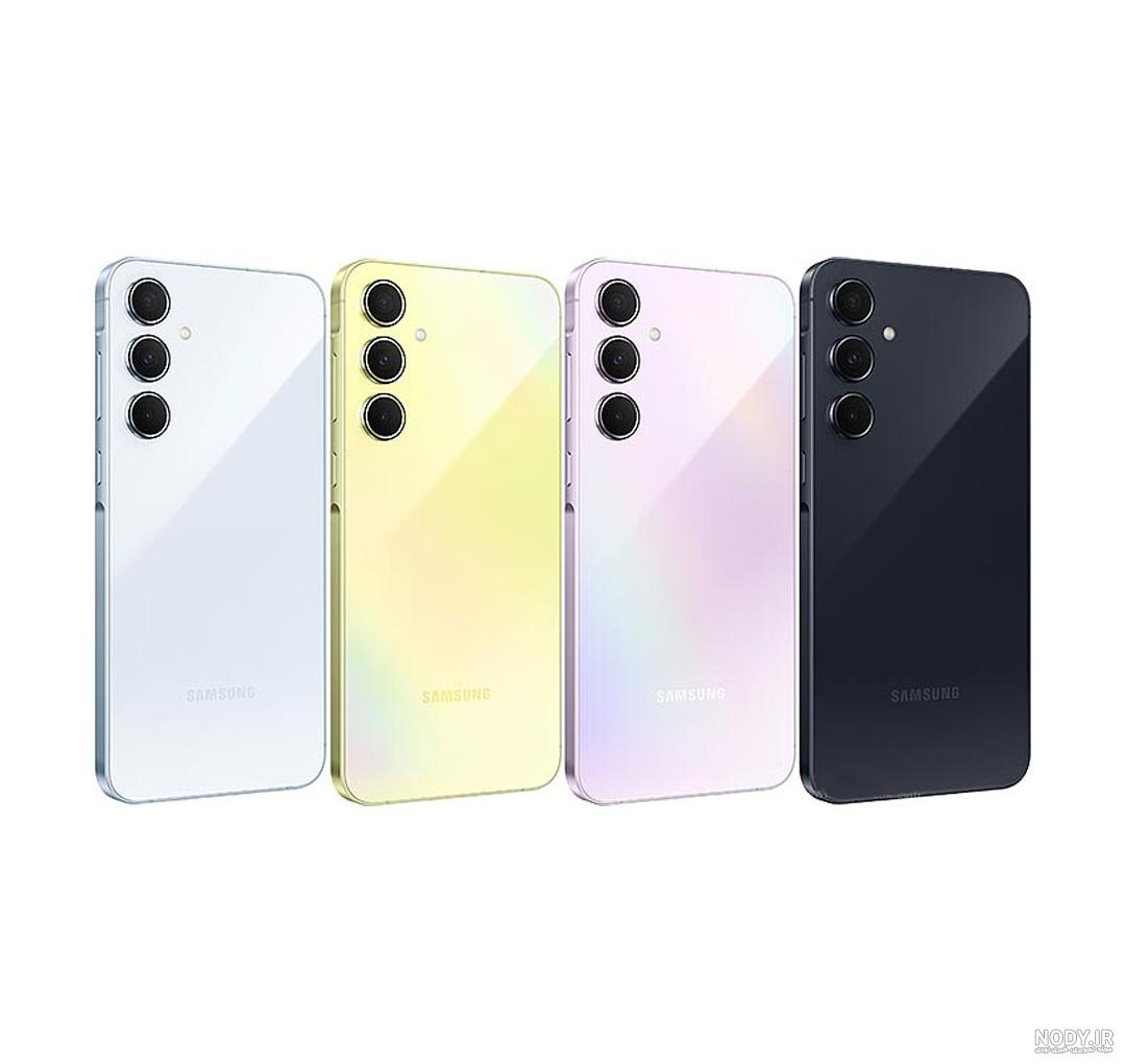 قاب گوشی Galaxy A55 سامسونگ PVD Camera Lense اورجینال محافظ لنز دار رنگ  سفید کد 75771 - قاب سنتر