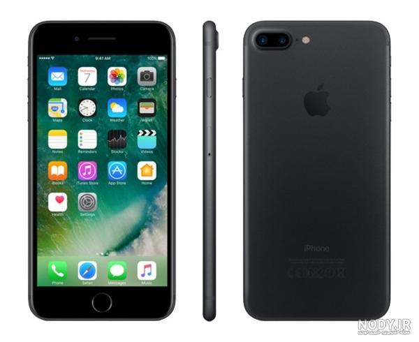 قاب گوشی iPhone 7 Plus ژله ای پشت پارچه ای