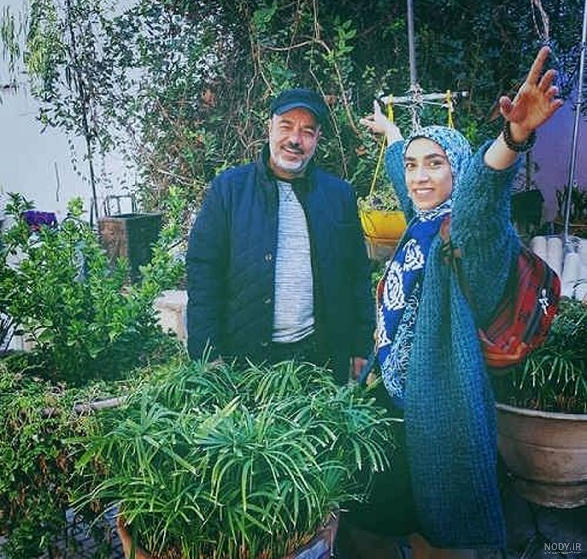 عکس بازیگر سعید آقاخانی و همسرش