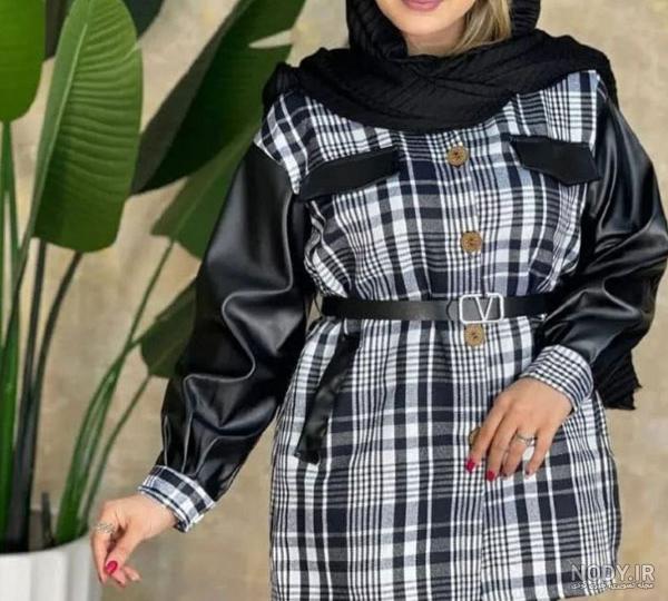 مانتو تونیکی چهارخونه جلو بسته - فروشگاه اینترنتی لباس زنانه مانژو مانتو تونیکی چهارخونه جلو بسته - فروشگاه اینترنتی لباس زنانه مانژو