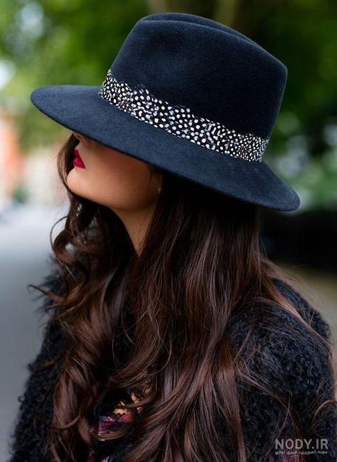 عکس خفن عکس دختر از پشت سر با کلاه برای پروفایل