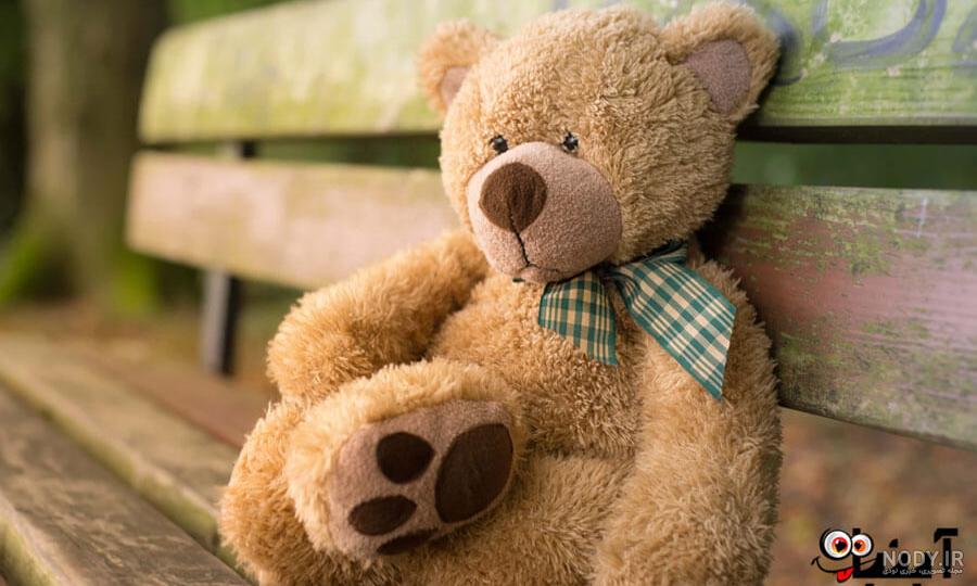 عکس دختر با خرس عروسکی برای پروفایل عکس دختر با خرس عروسکی برای پروفایل