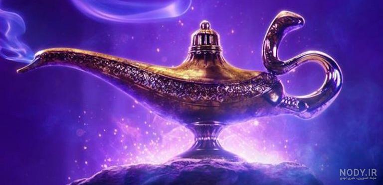 بازیگر زن پرحاشیه در کنار 2 غول چراغ جادو/ عکس