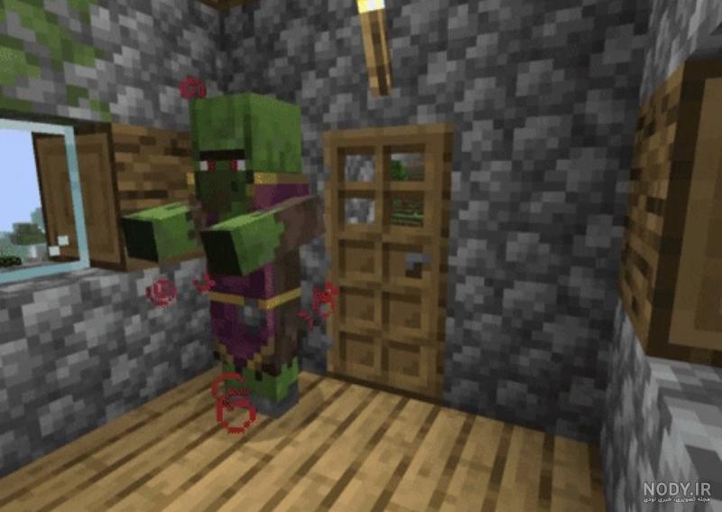 خرید و قیمت الگوی مقوایی فیگور شخصیت های ماین کرافت. زامبی. Minecraft  models. Zombie | ترب