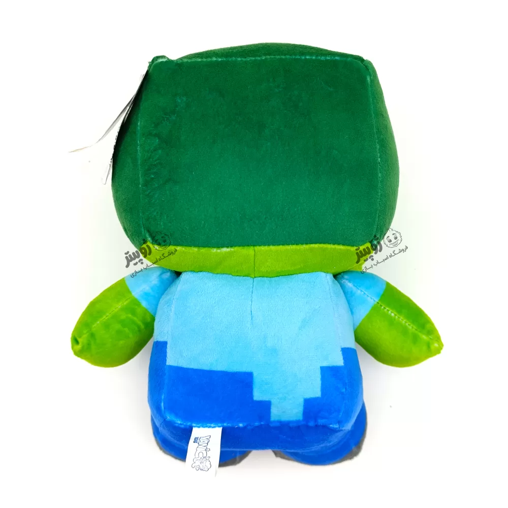 خرید و قیمت فیگور مقوایی بچه زامبی در بازی ماینکرافت Minecraft baby zombie  figure از غرفه عروسک و فیگور دهقان