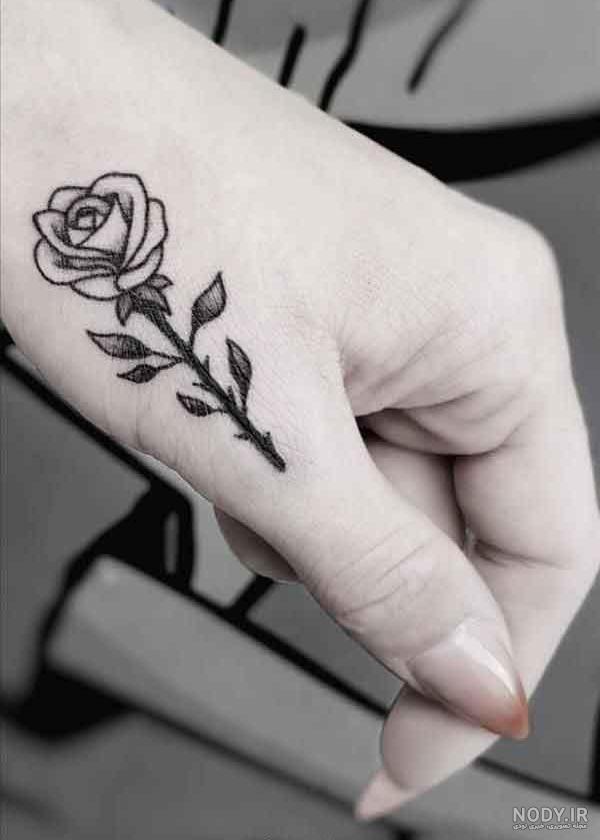 عکس تاتو روی دست فیک