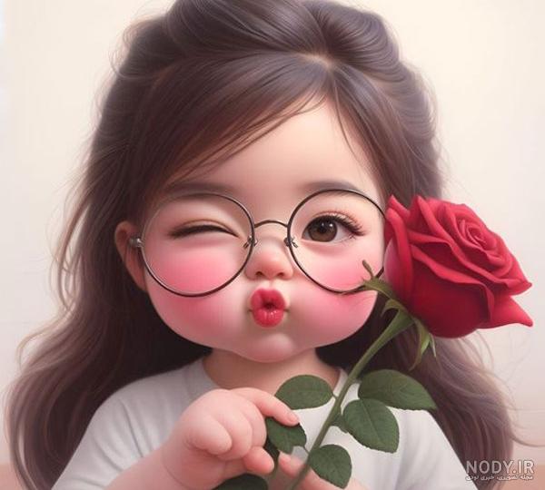 عکس دختر بچه خوشگل کارتونی