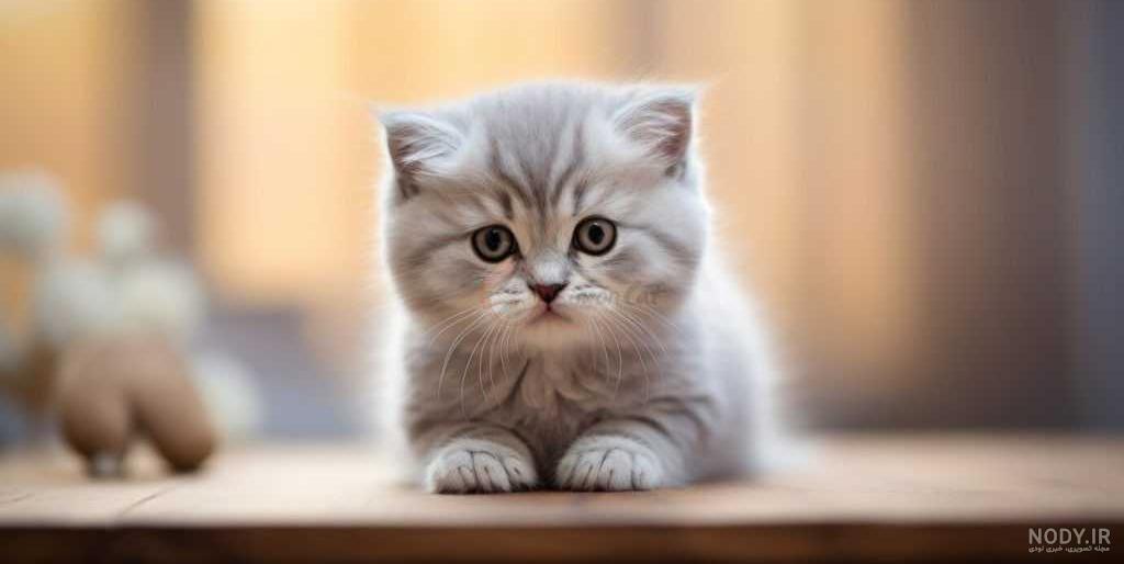 عکس یک بچه گربه خوشگل