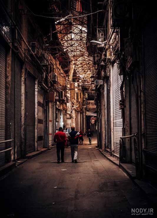 تصویر با کیفیت نمای شب برج میلاد