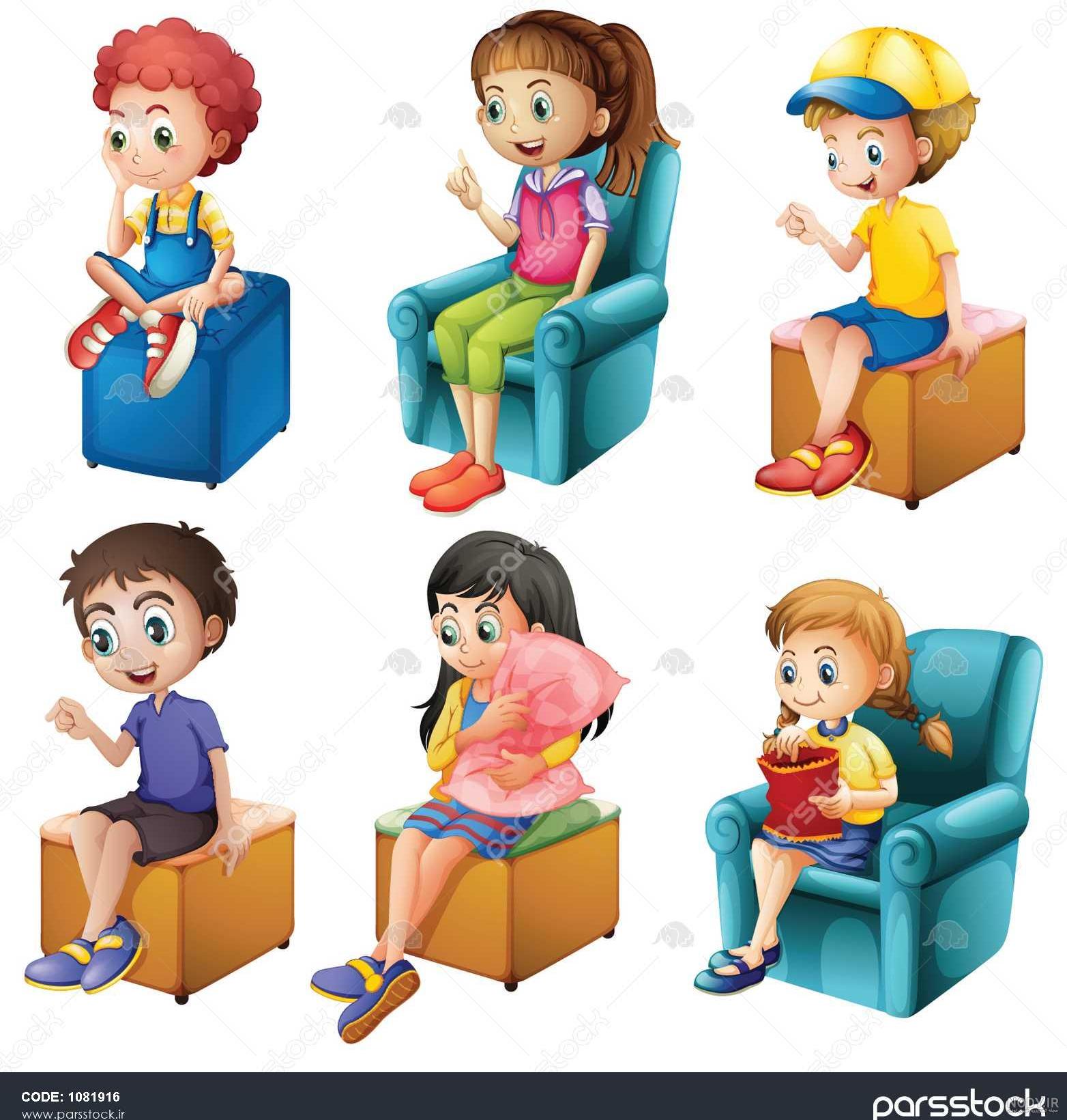عکس آدم نشسته نقاشی