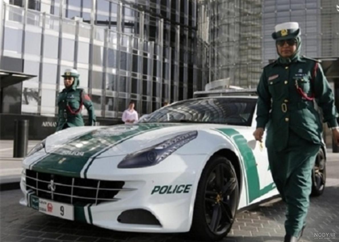 عکس ماشین پلیس دبی