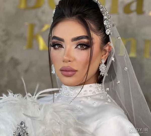 50 لباس عروس عربی 2023 جدید؛ با پارچه های بسیار شاین دار و پرکار لاکچری  پسند - گلی خانوم