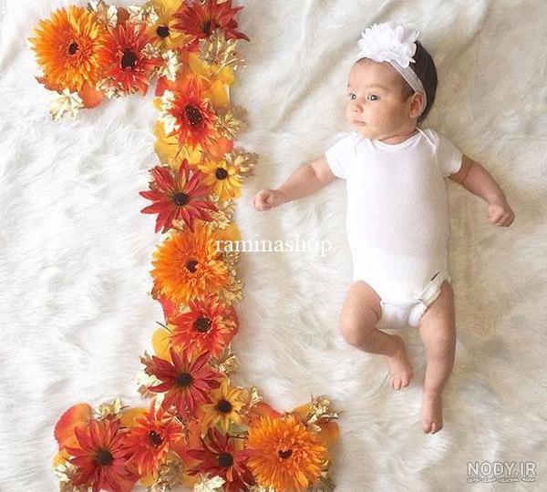 بهترین ایده‌های عکس نوزاد چهار ماهه در خانه - مجله چند ماهمه