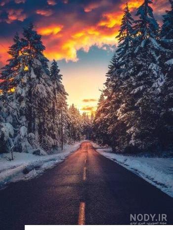 تصویر زمینه زمستان با کیفیت بالا
