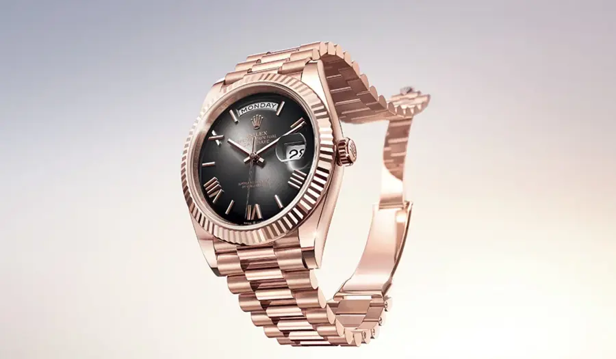 ست ساعت مچی مردانه و زنانه رولکس ROLEX طرح دیت جاست مدل 1267