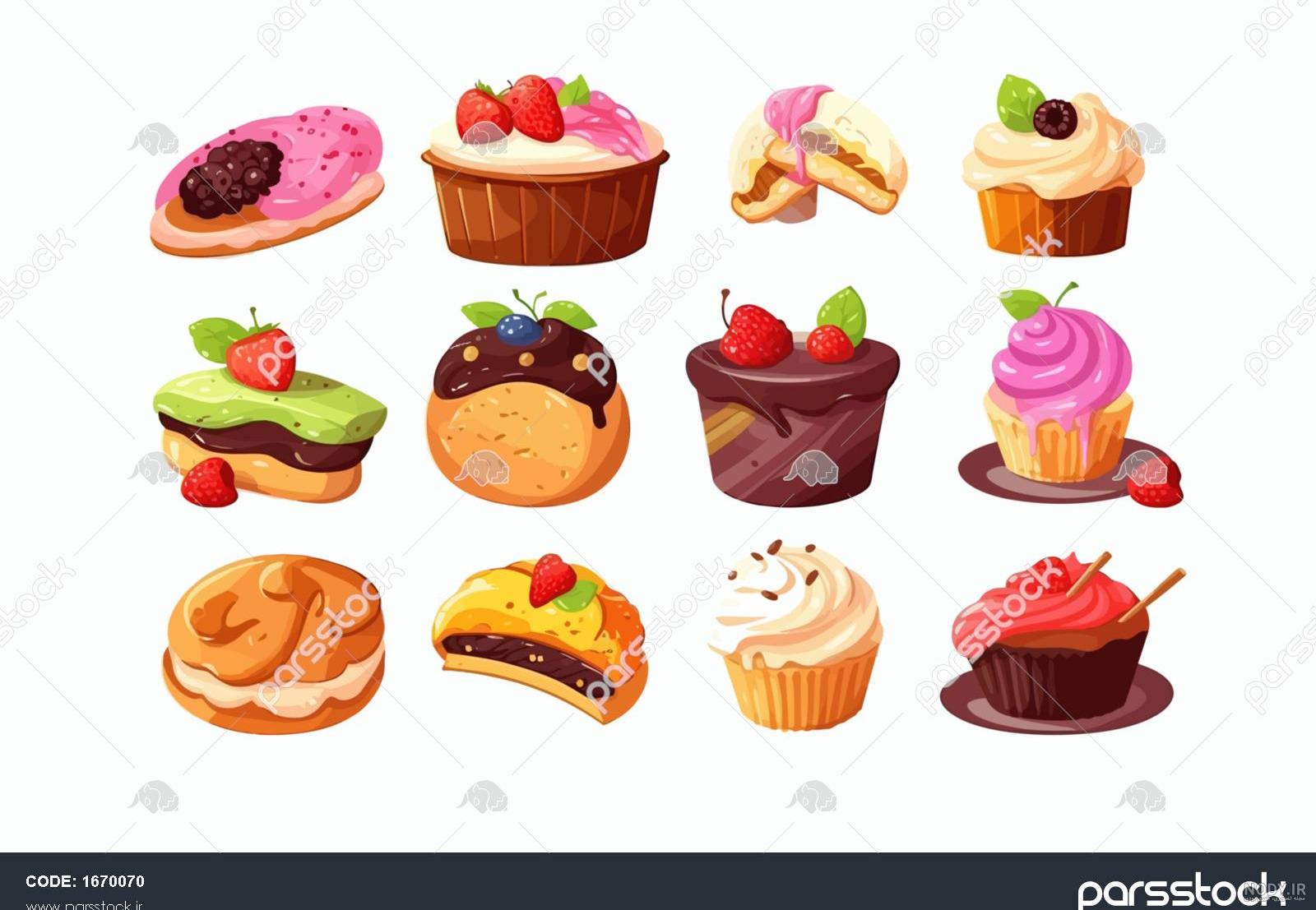 عکس شیرینی بدون پس زمینه
