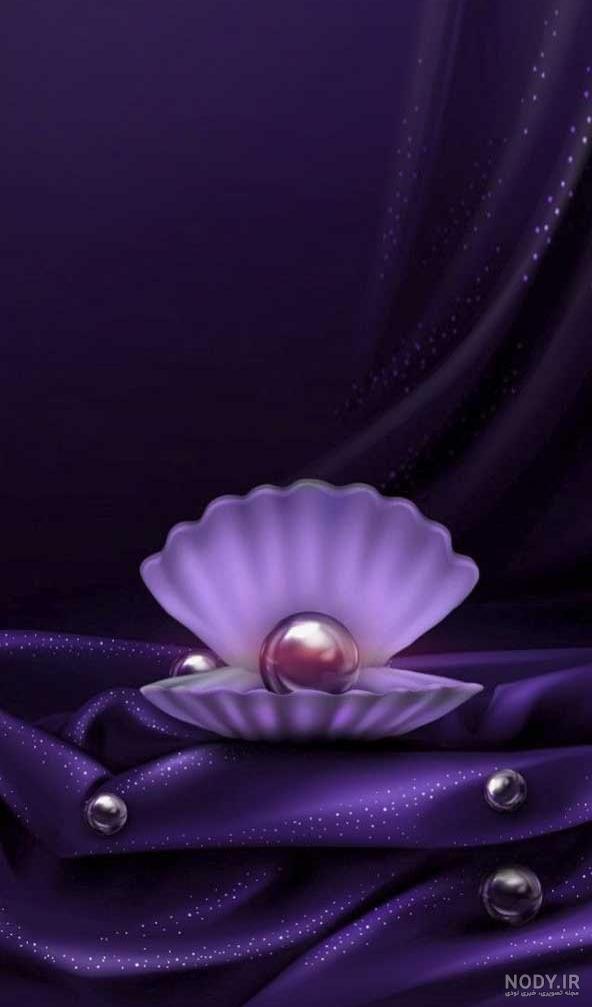 عکس پس زمینه کیوت دخترونه بنفش