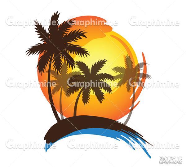 دانلود رندر فتوشاپ درخت نخل به صورت تکی و دوتایی فایل PSD | رزتم