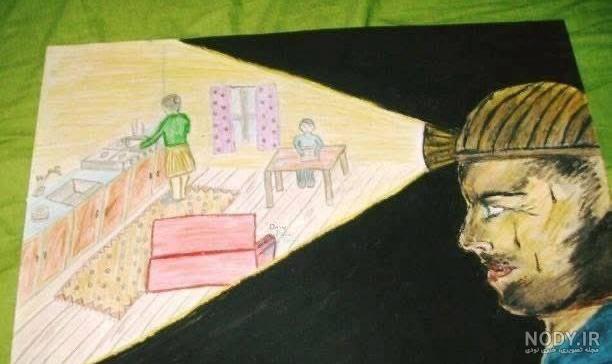 عکس یک نقاشی پسرانه عکس یک نقاشی پسرانه