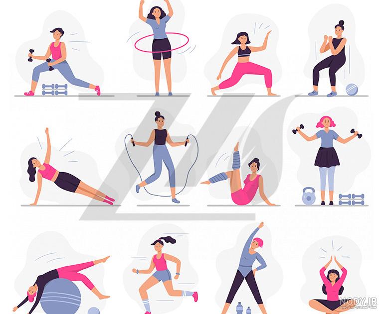 وکتور سمبل های خلاقانه رشته های ورزشی | Sports Symbols Vector