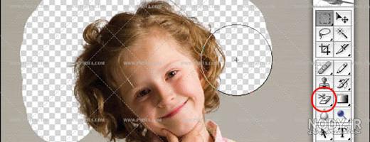 حذف عکس از بک گراند در فتوشاپ