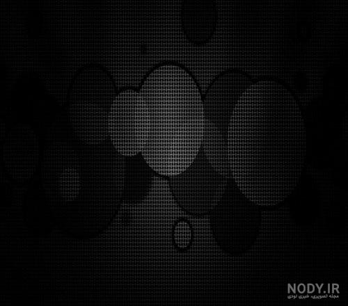دانلود تصویر زمینه مشکی عاشقانه Black Wallpaper برای موبایل