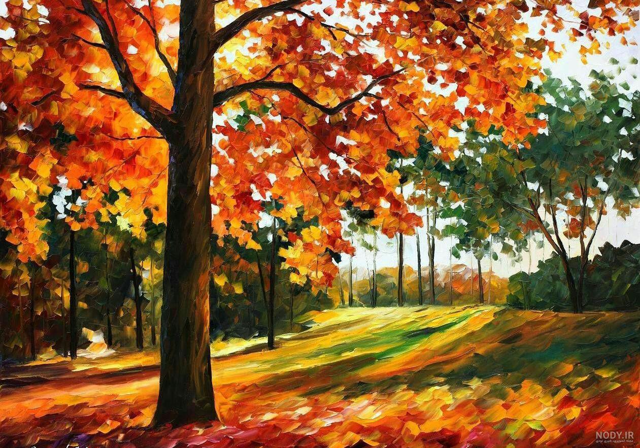 عکس منظره طبیعت برای نقاشی