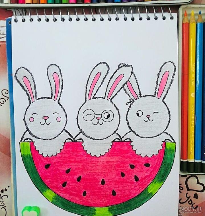 عکس نقاشی برای شب یلدا سخت