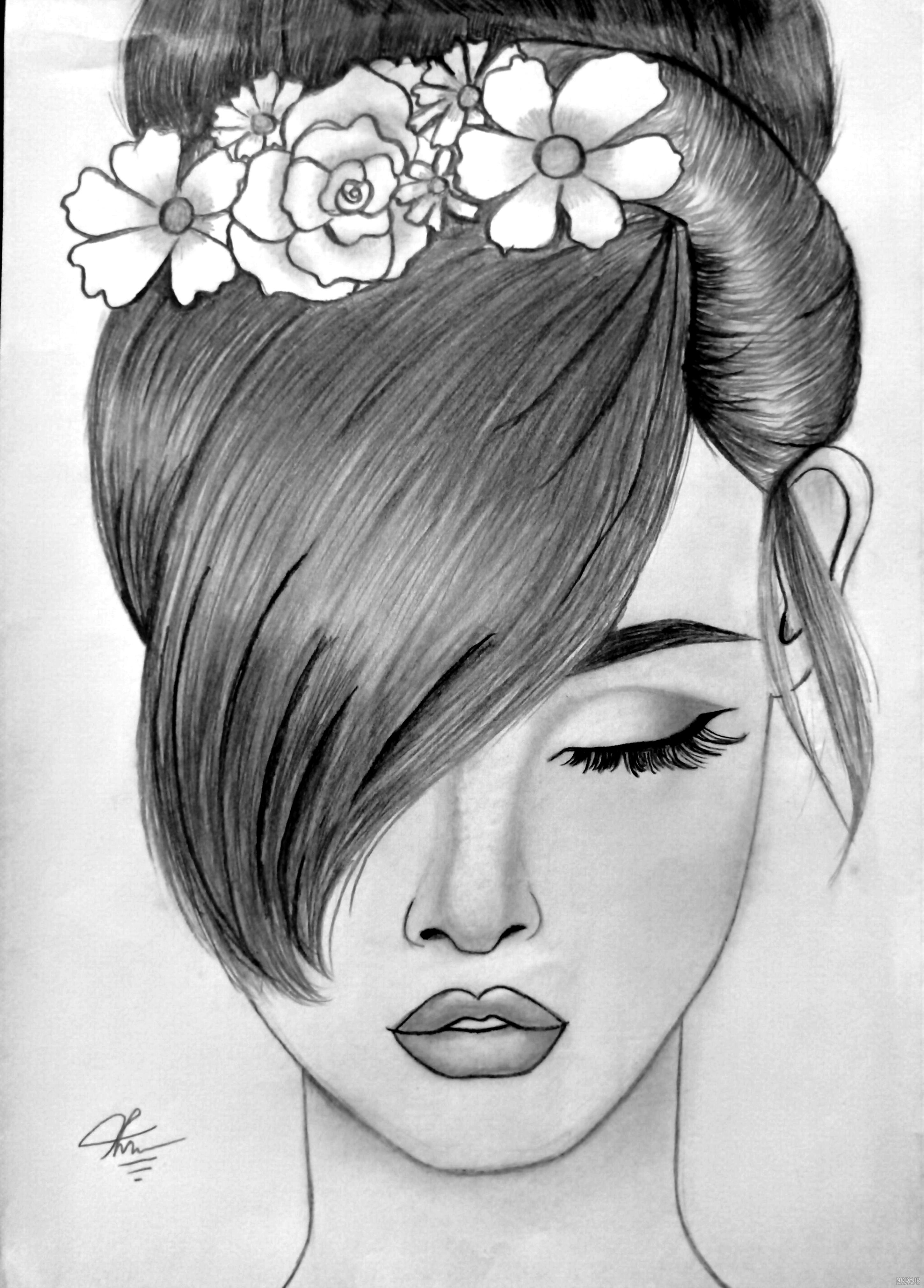 عکس نقاشی خطی ساده