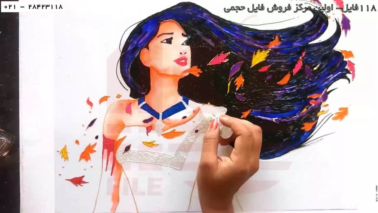 عکس نقاشی روی شیشه ویترای