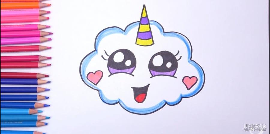 عکس نقاشی فانتزی ابر ❤️ [ بهترین تصاویر ]