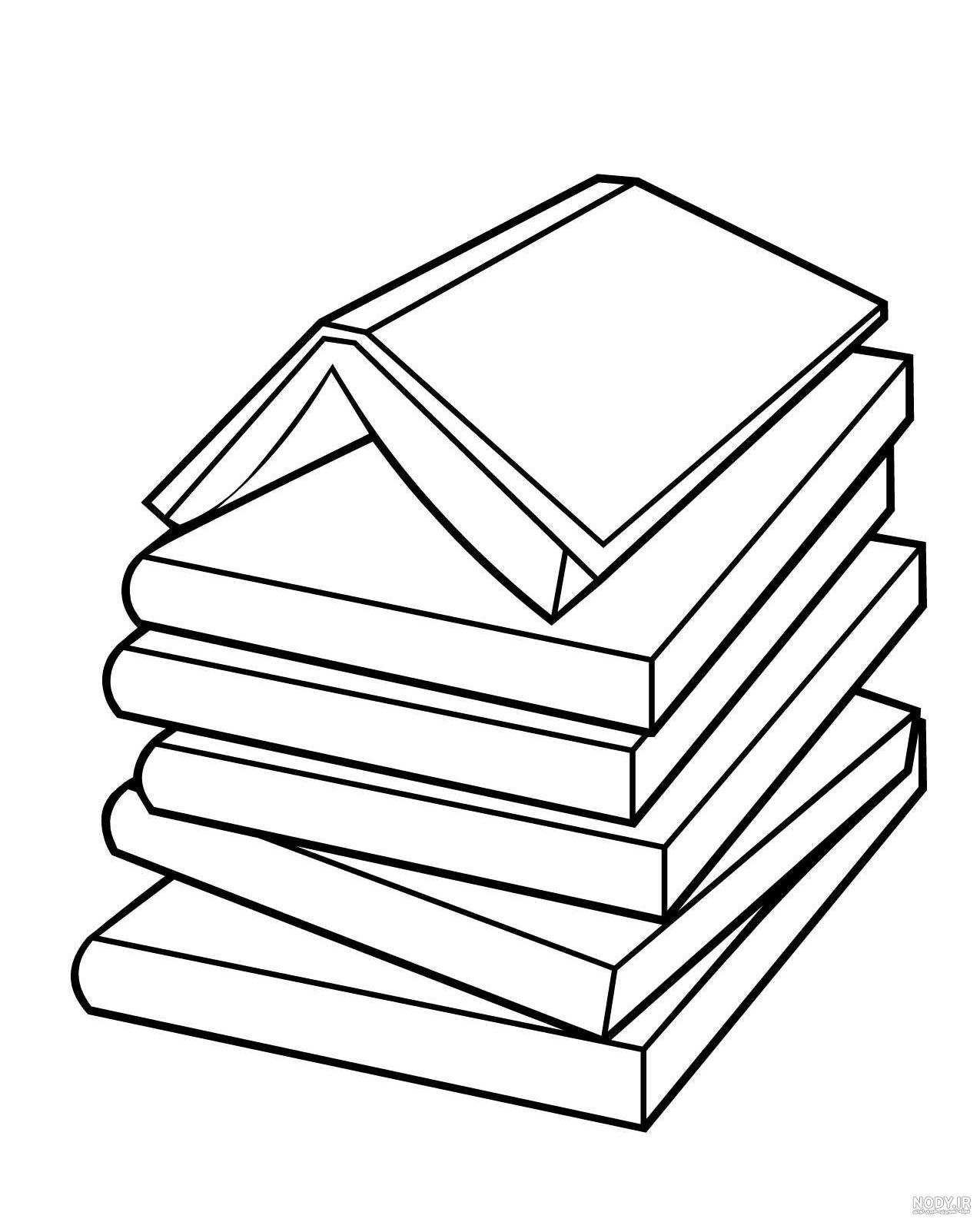 عکس نقاشی در مورد کتابخانه