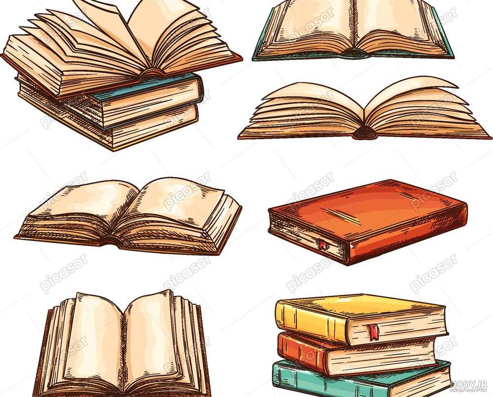 عکس نقاشی کتابخانه