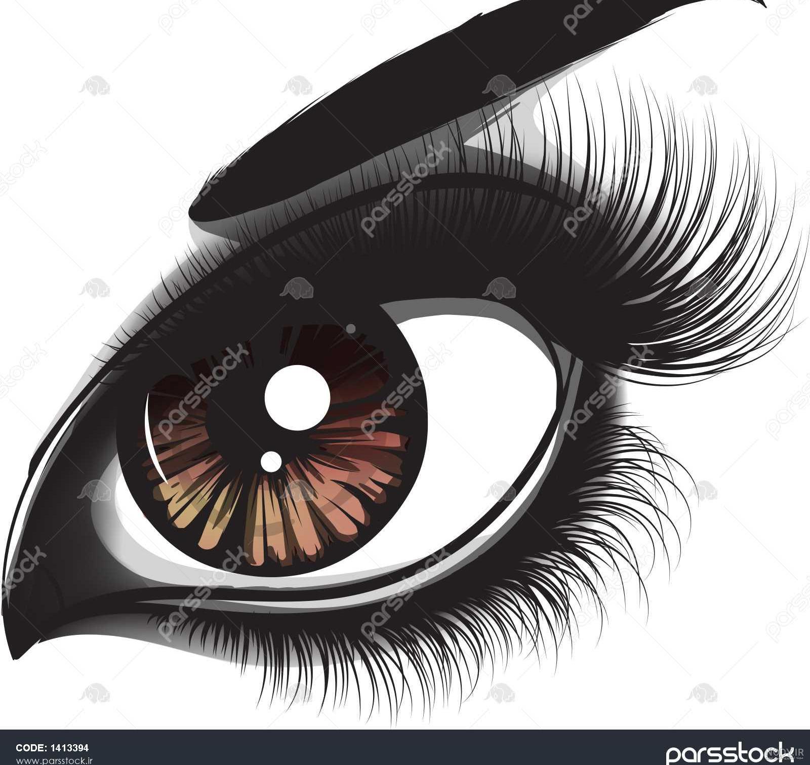 عکس چشم ابرو برای نقاشی