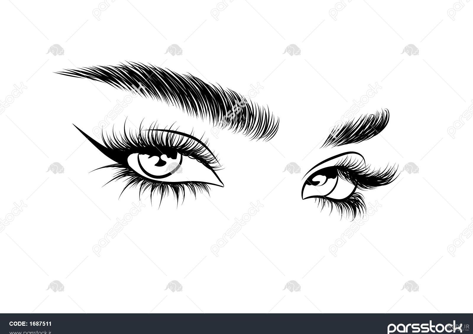 عکس چشم خام برای ادیت