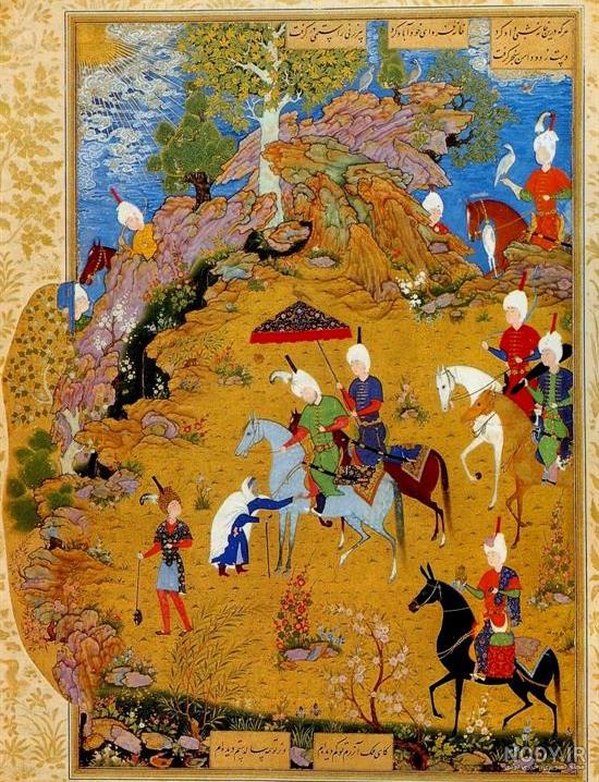 قدیمی ترین تابلوی نقاشی ایران در موزه بوستون آمریکا (+عکس)