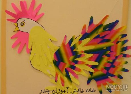 نقاشی خروس و رنگ آمیزی های جذاب خروس های بانمک برای کودکان