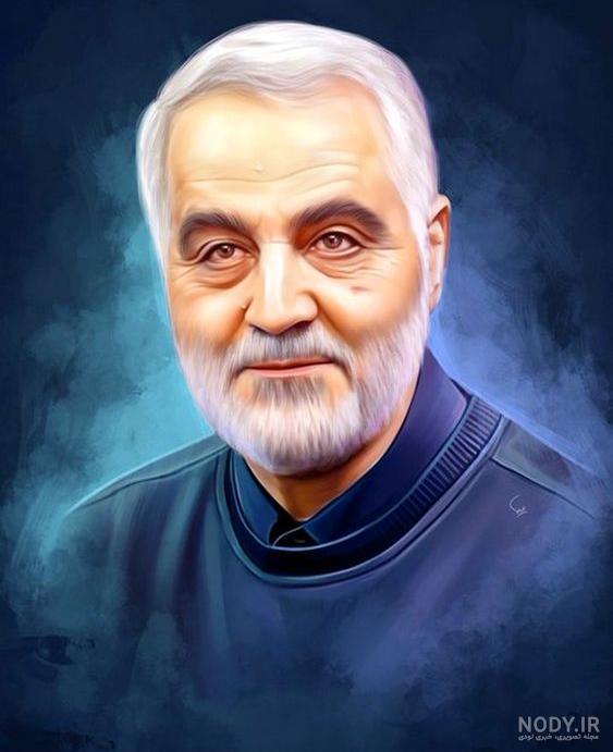 نقاشی سردار سلیمانی | 160 نقاشی و رنگ آمیزی کودکانه حاج قاسم - دلبرانه