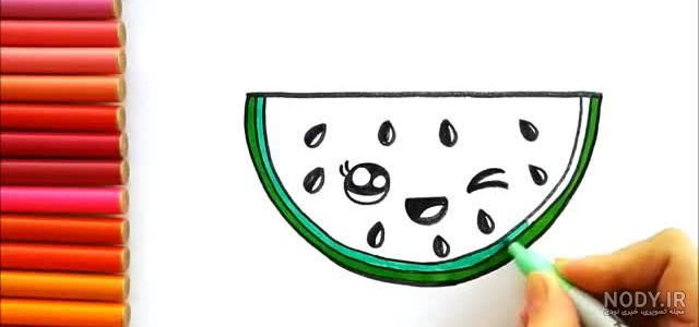 نقاشی شب یلدا برای مدرسه و معلم آسان و زیبا، دخترانه و فانتزی