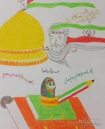 نقاشی هنرمندانه چهره سردار سلیمانی بر روی خودرو + فیلم