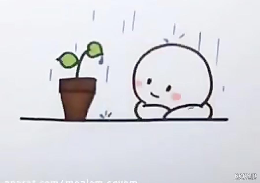 ایده نقاشی آسون کیوت