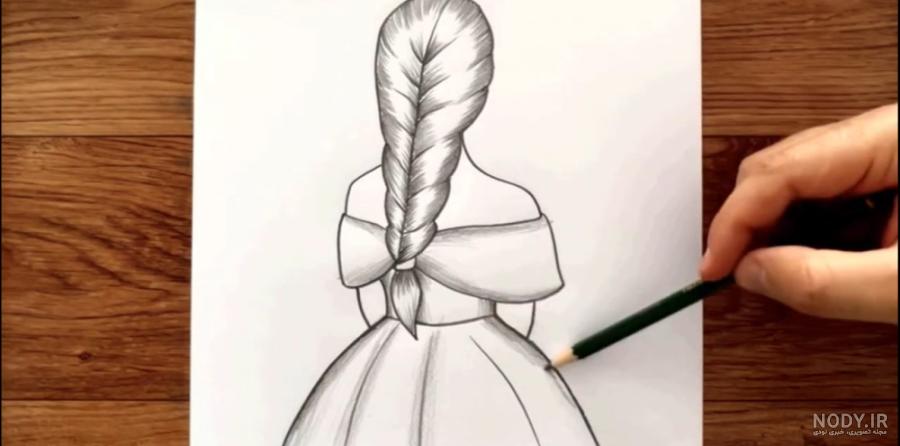 ایده نقاشی دخترانه آسان