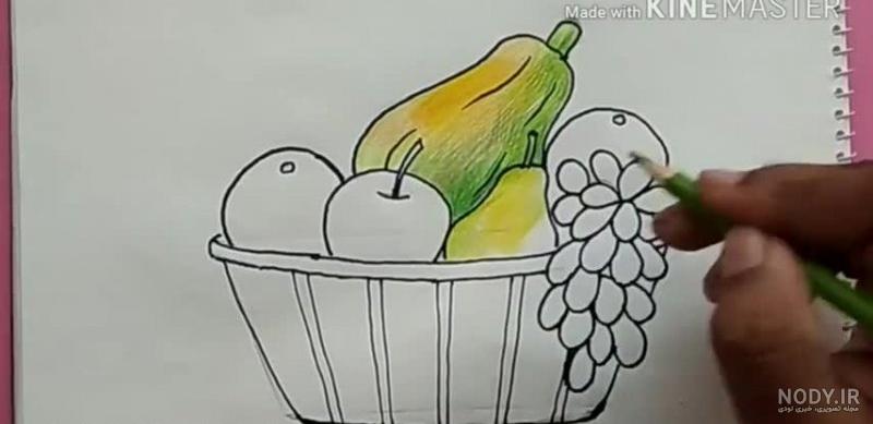 42+ عکس ) نقاشی سبد+ آموزش مرحله به مرحله و آسان