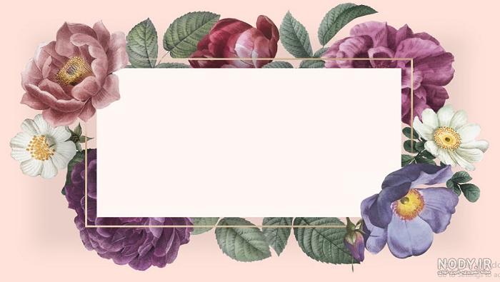 دانلود مجموعه 50 عکس png کادر و قالب گل برای نوشتن متن