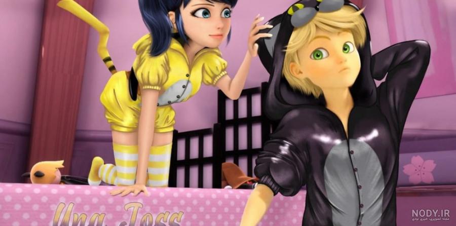 عکس از مرینت/لیدی باگ و آدرین/کت نوار(v) - Miraculous lady bug and cat noir